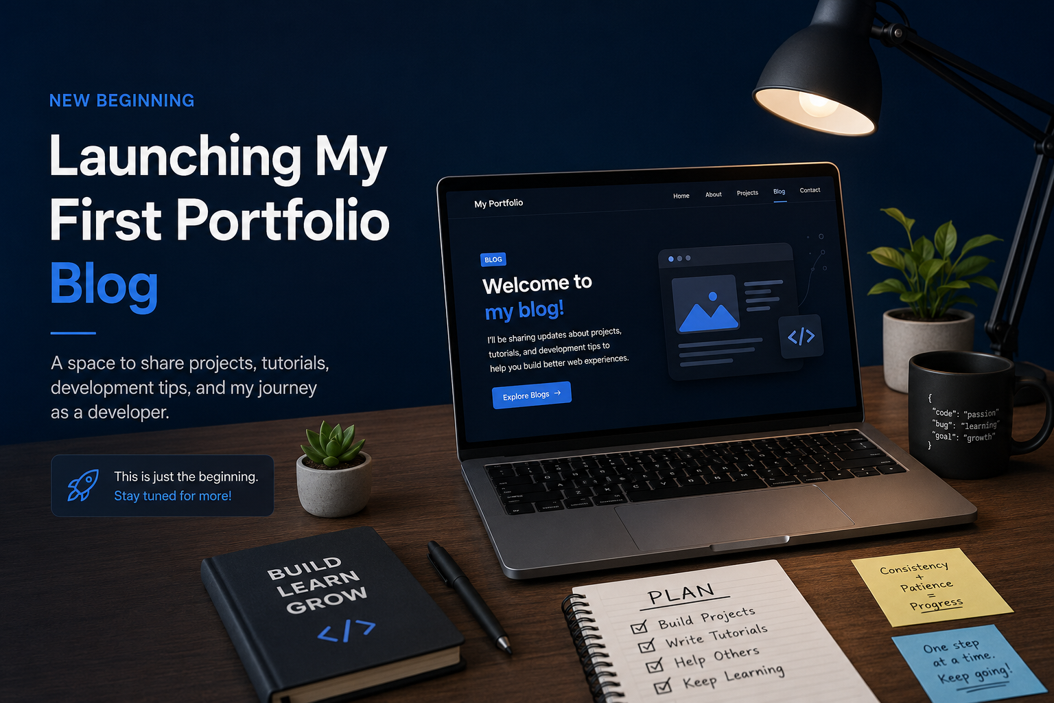 Launching My First Portfolio Blog